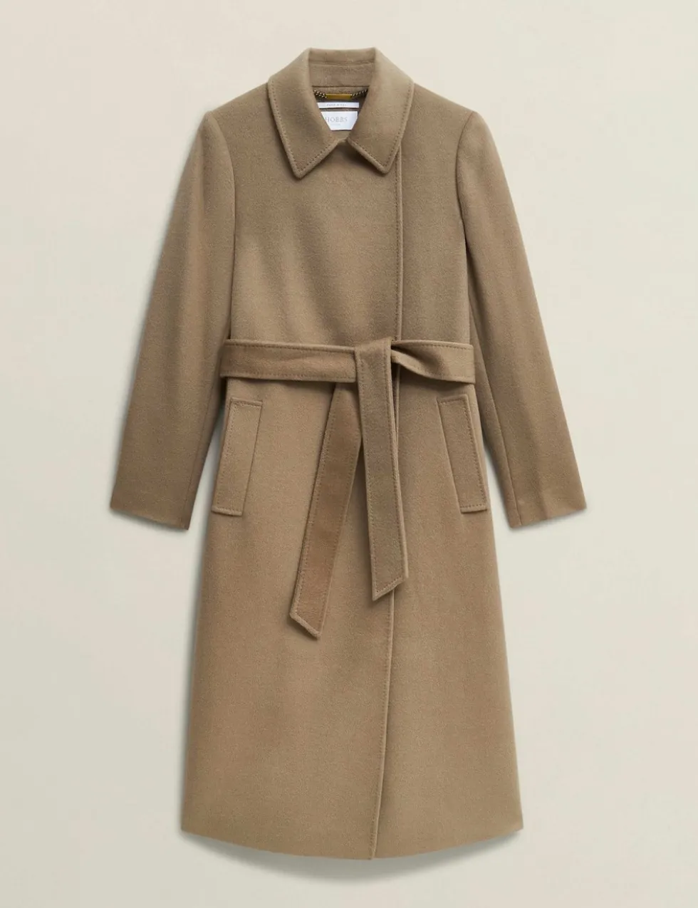 Pure Wool Double Breasted Trench Coat