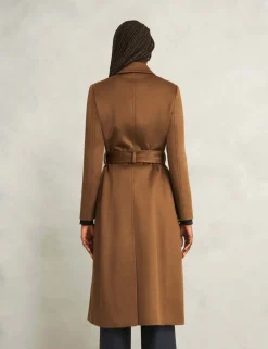 Pure Wool Double Breasted Trench Coat