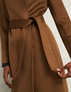 Pure Wool Double Breasted Trench Coat