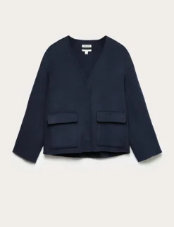 Pure Wool Double-Faced Short Jacket