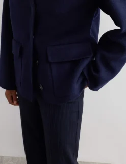 Pure Wool Double-Faced Short Jacket