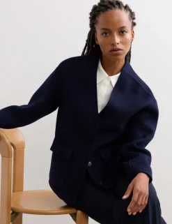 Pure Wool Double-Faced Short Jacket