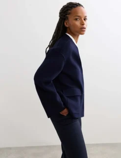 Pure Wool Double-Faced Short Jacket