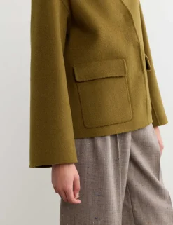Pure Wool Double-Faced Short Jacket