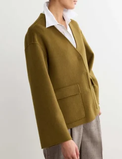 Pure Wool Double-Faced Short Jacket