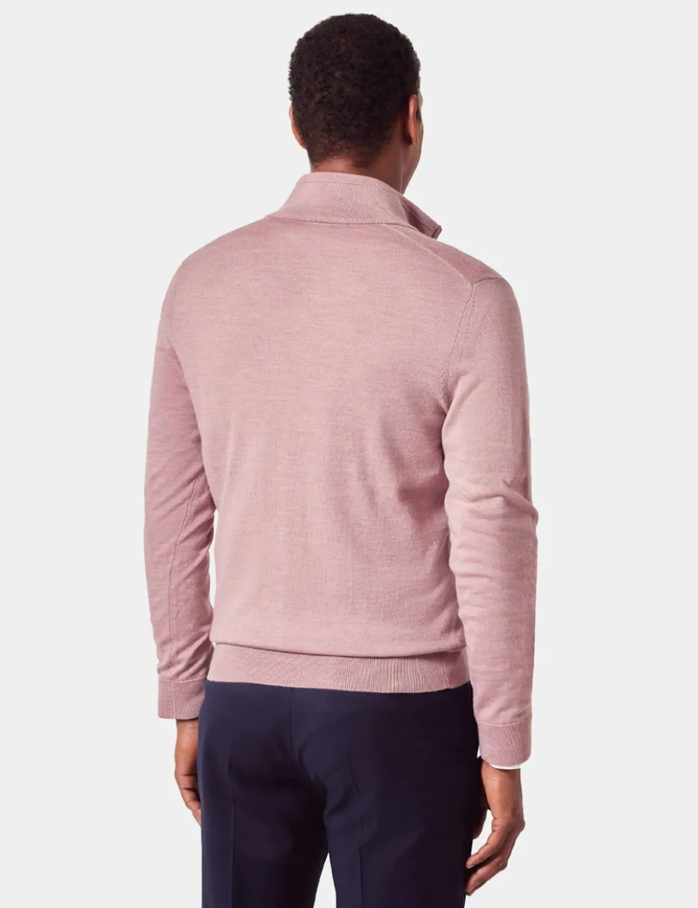 Pure Wool Half Zip Jumper
