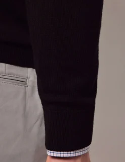 Pure Wool Half Zip Jumper