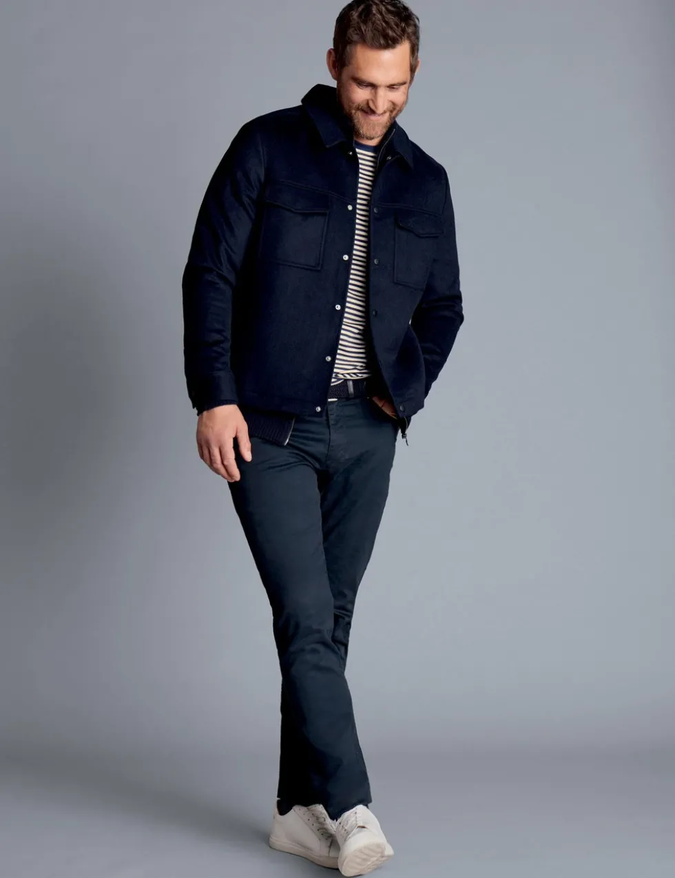 Pure Wool Harrington Jacket