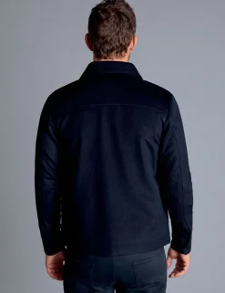 Pure Wool Harrington Jacket