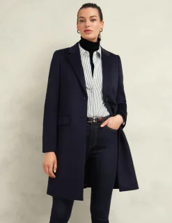 Pure Wool Single Breasted Trench Coat