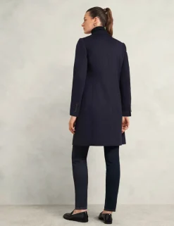 Pure Wool Single Breasted Trench Coat