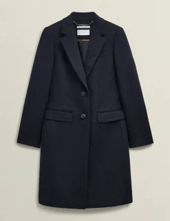 Pure Wool Single Breasted Trench Coat