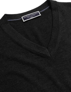 Pure Wool V-Neck Jumper