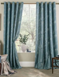 Pussy Willow Eyelet Curtains