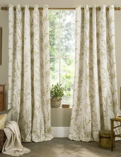 Pussy Willow Eyelet Curtains