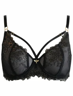 Queen Bee Embroidered Wired Balcony Bra