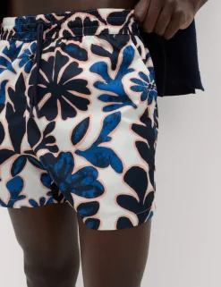 Quick Dry Floral Print Swim Shorts