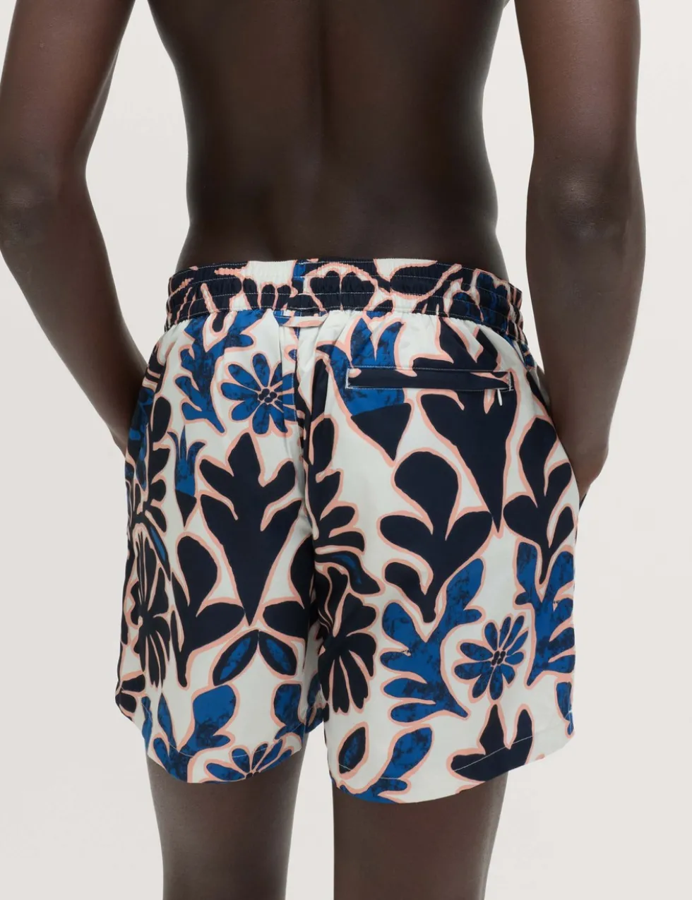 Quick Dry Floral Print Swim Shorts