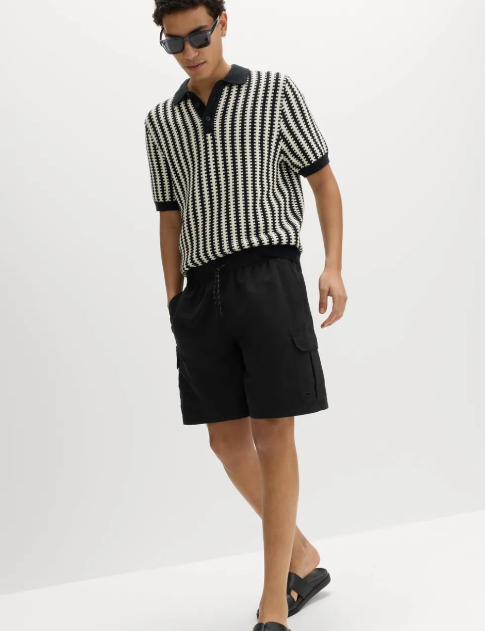 Quick Dry Longer Length Cargo Swim Shorts