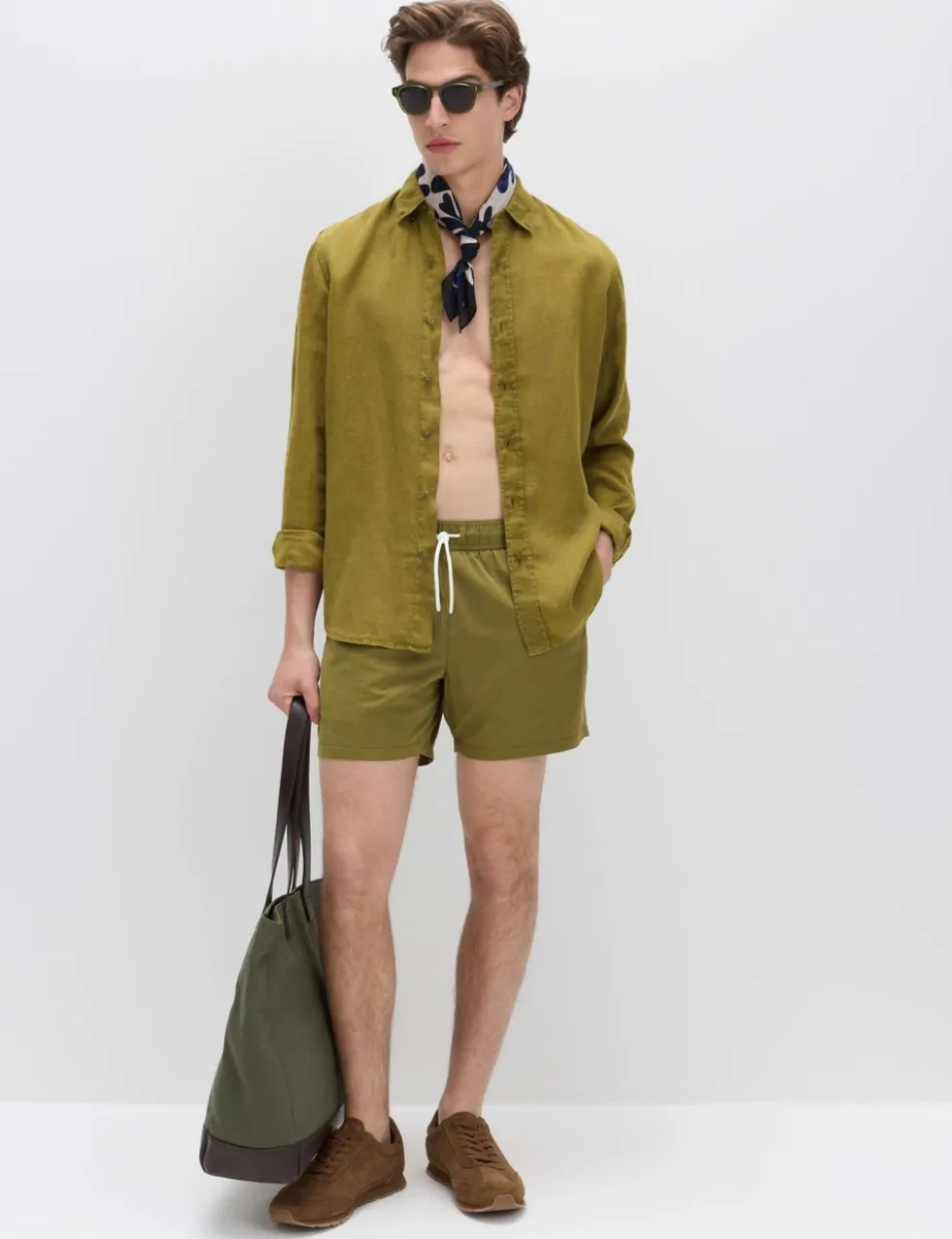 Quick Dry Plain Swim Shorts