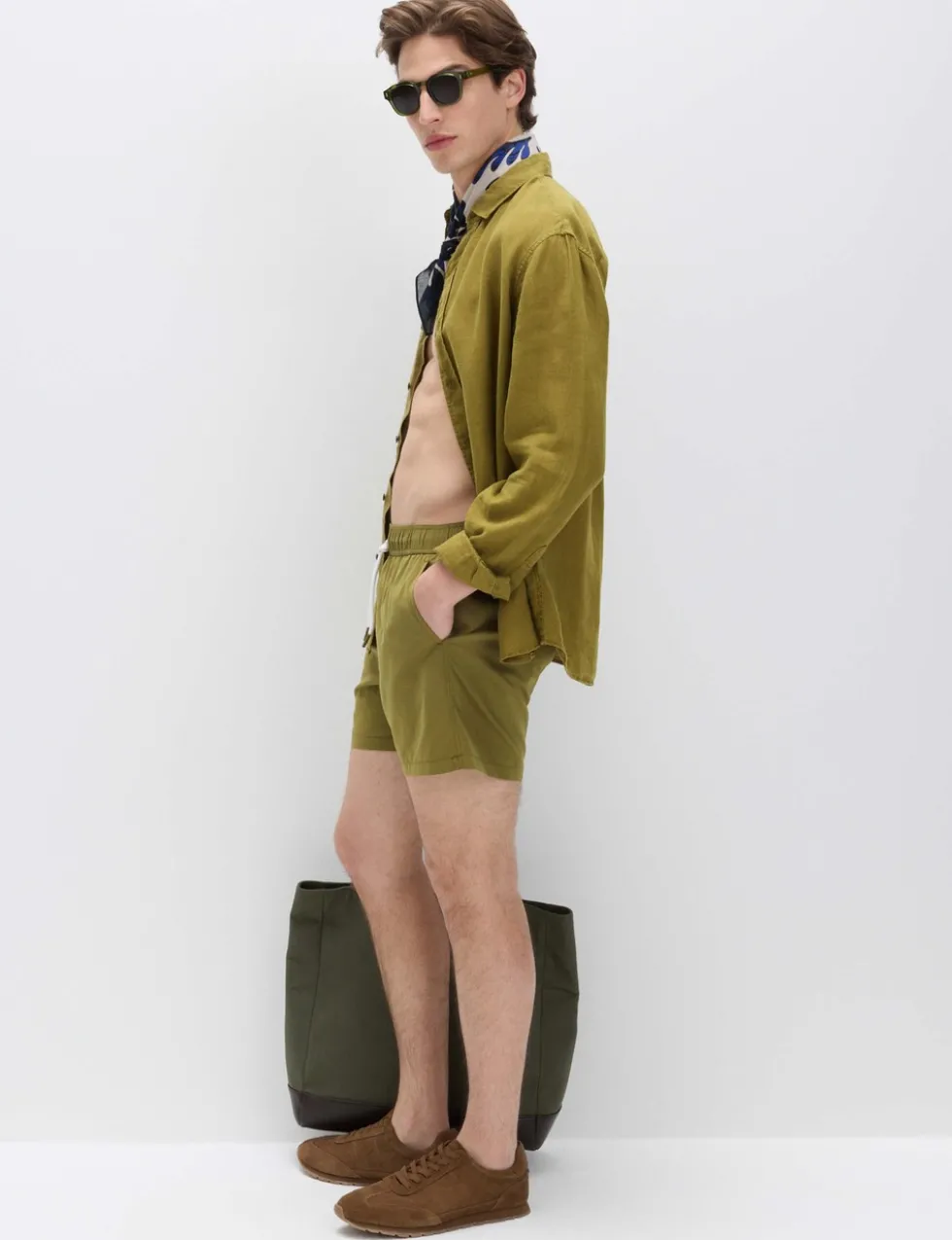 Quick Dry Plain Swim Shorts