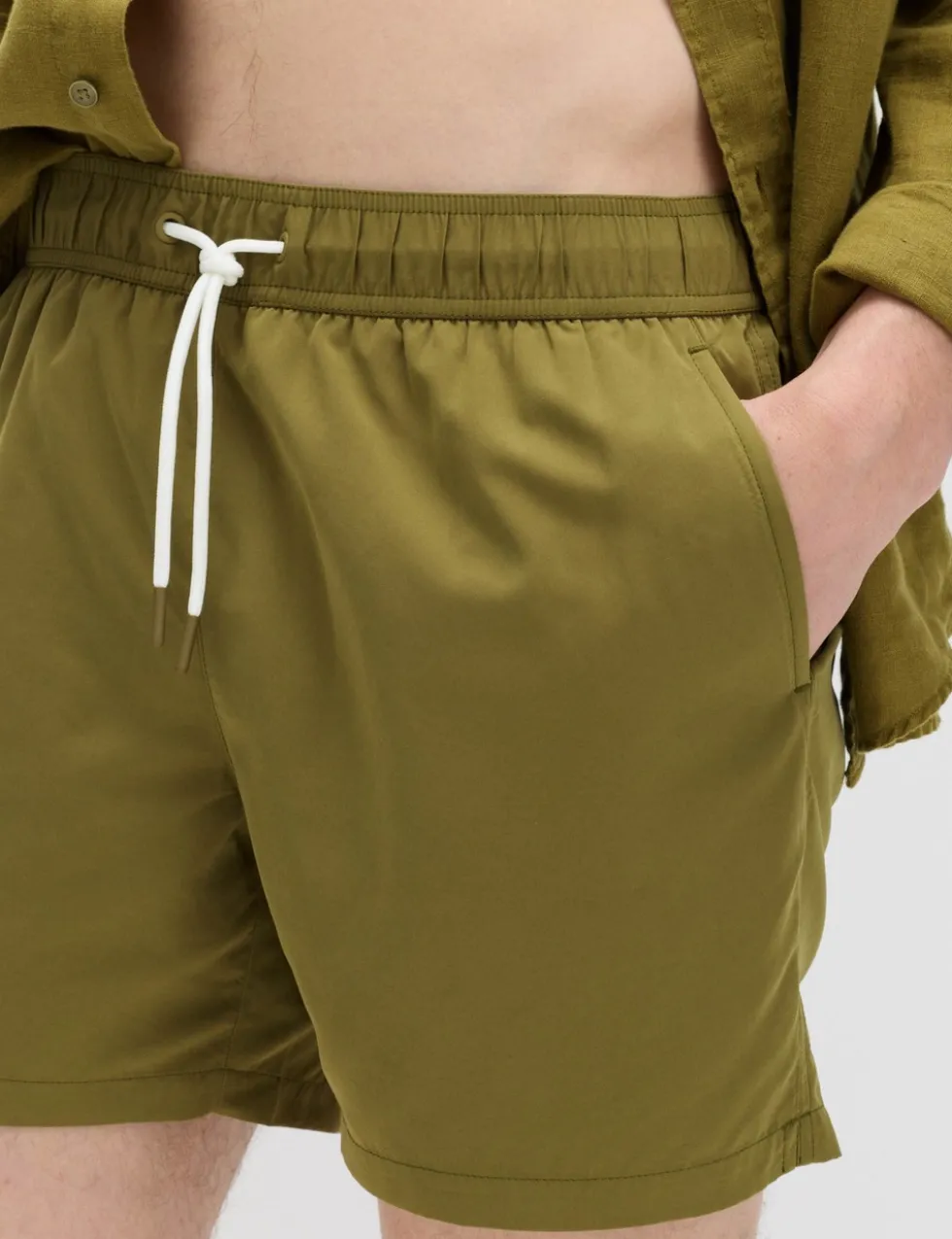 Quick Dry Plain Swim Shorts