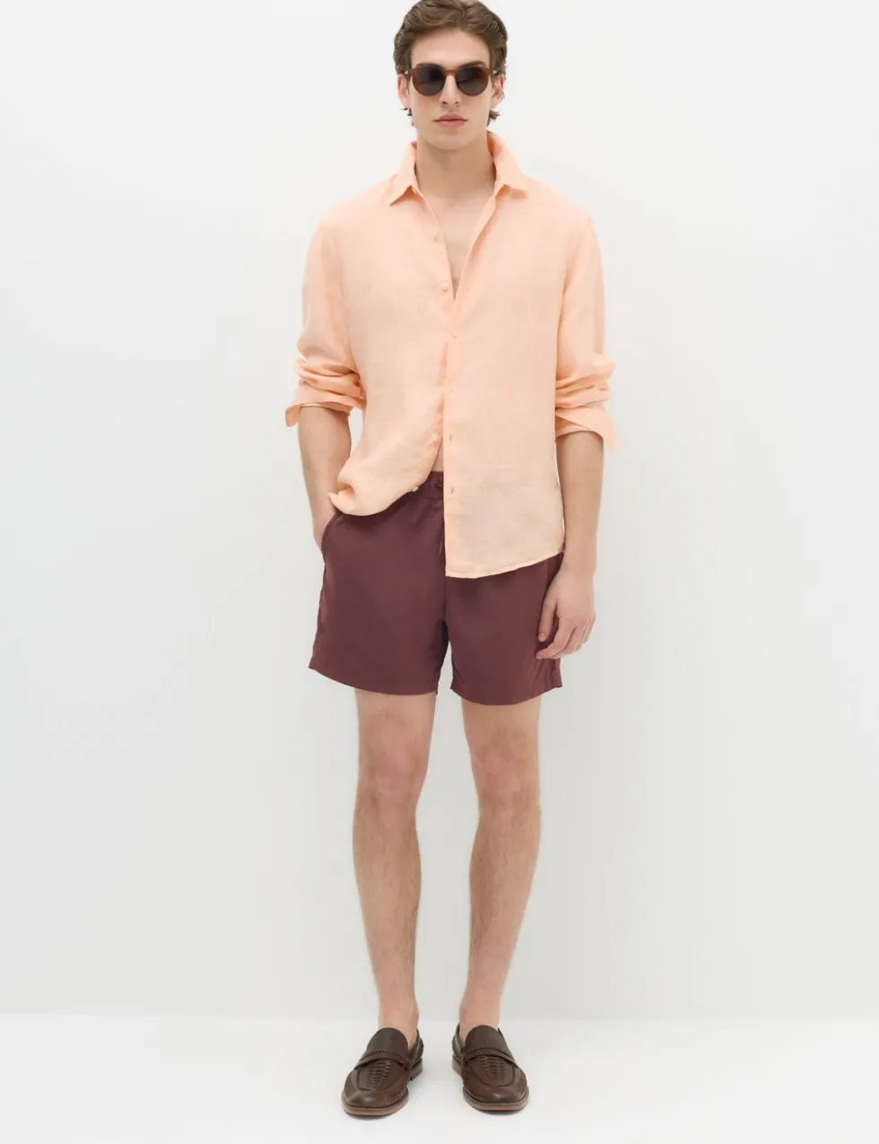 Quick Dry Plain Swim Shorts