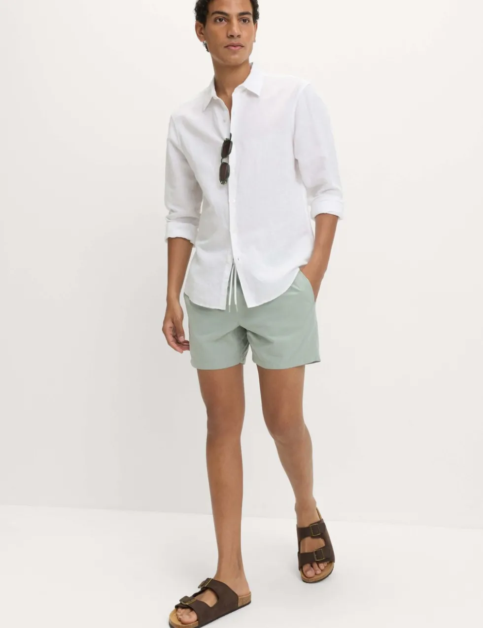 Quick Dry Plain Swim Shorts