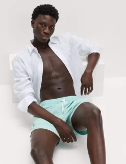 Quick Dry Plain Swim Shorts
