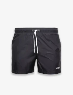 Quick Dry Pocketed Logo Swim Shorts