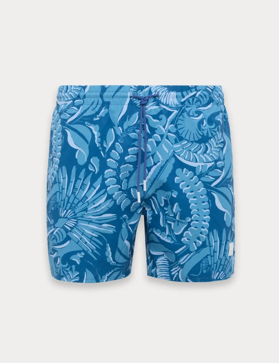 Quick Dry Pocketed Printed Swim Shorts
