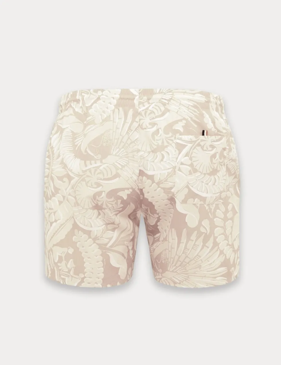 Quick Dry Pocketed Printed Swim Shorts