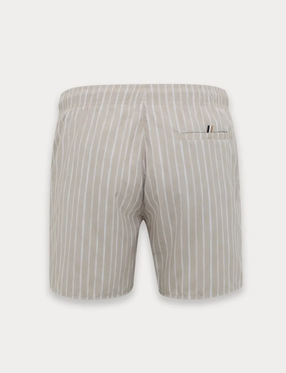 Quick Dry Pocketed Striped Swim Shorts