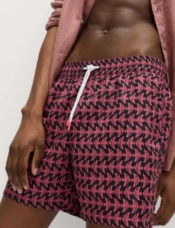 Quick Dry Printed Swim Shorts