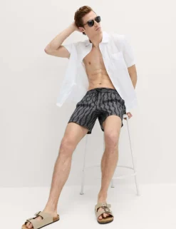 Quick Dry Printed Swim Shorts