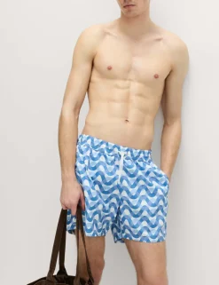 Quick Dry Printed Swim Shorts