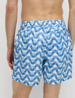 Quick Dry Printed Swim Shorts