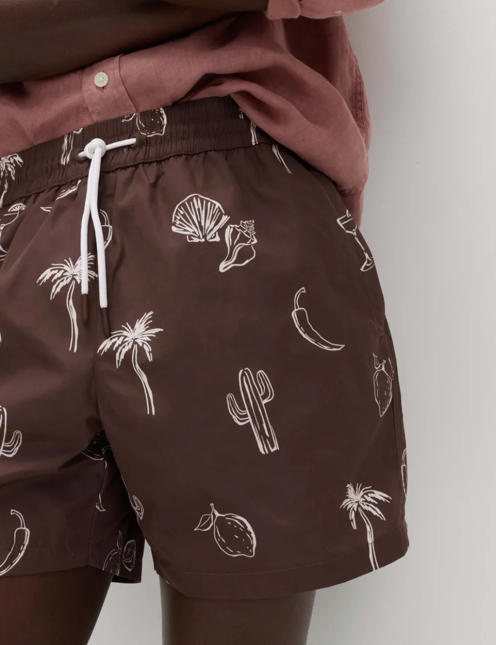 Quick Dry Printed Swim Shorts