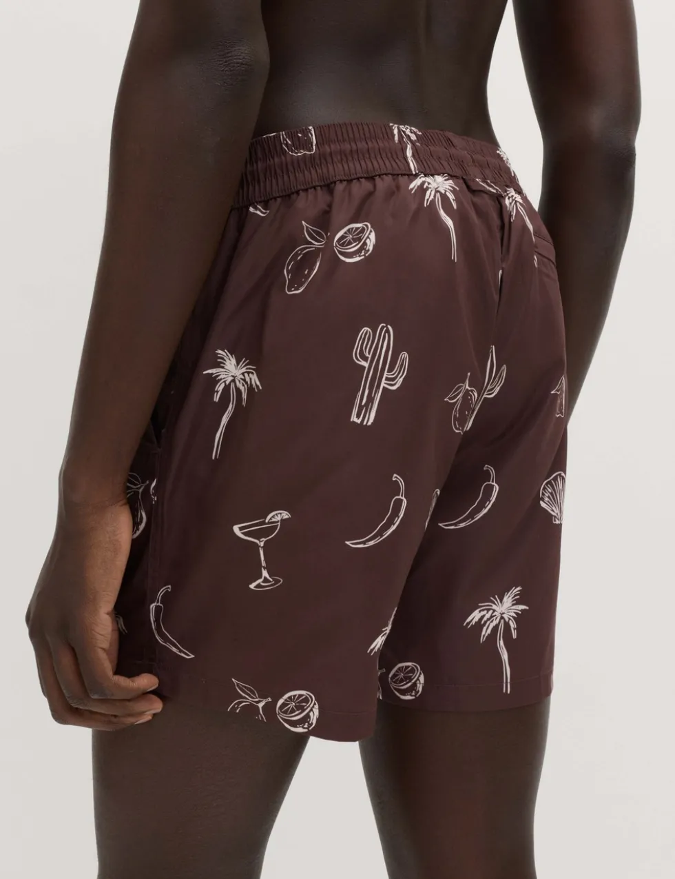 Quick Dry Printed Swim Shorts
