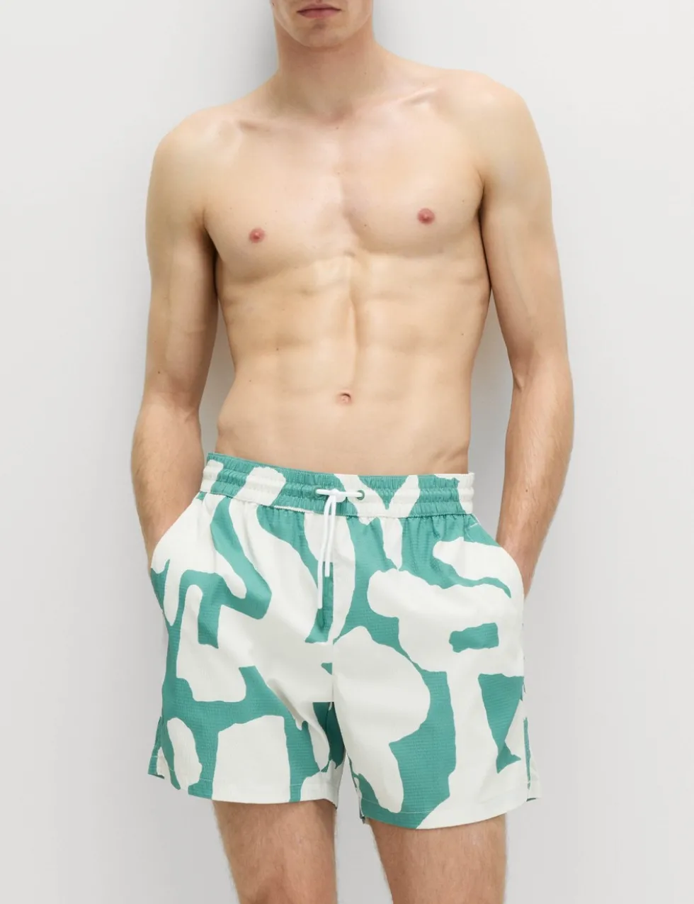 Quick Dry Printed Swim Shorts