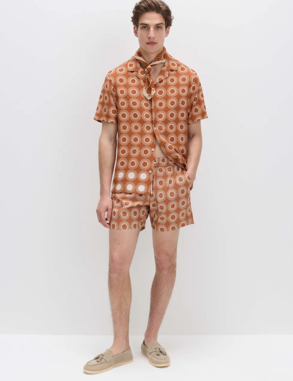 Quick Dry Textured Swim Shorts