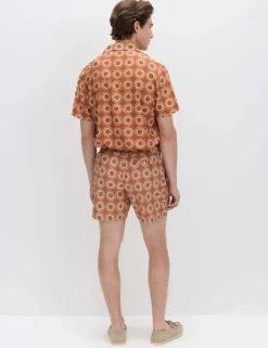 Quick Dry Textured Swim Shorts