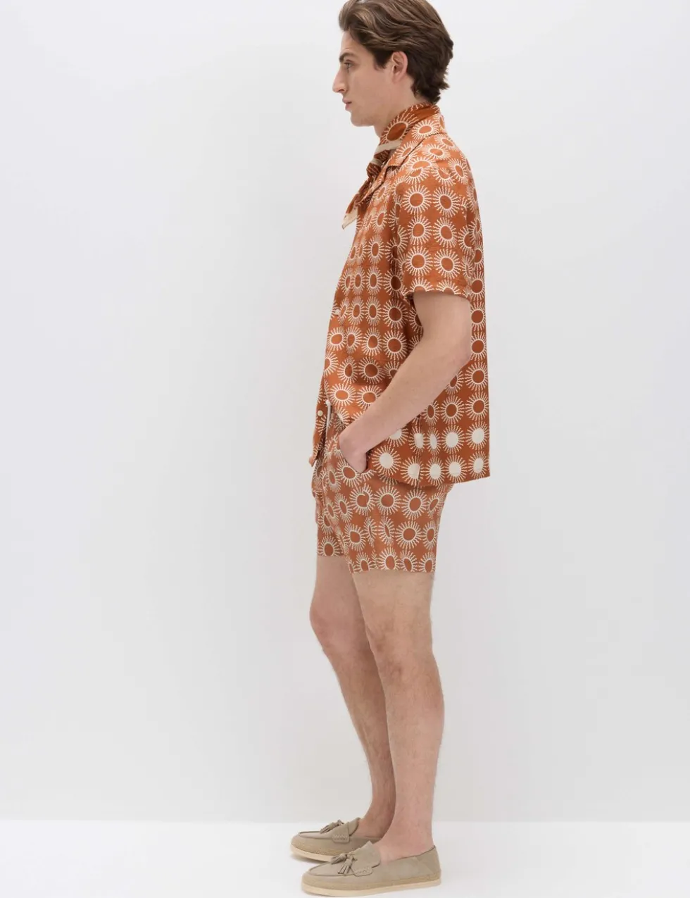 Quick Dry Textured Swim Shorts