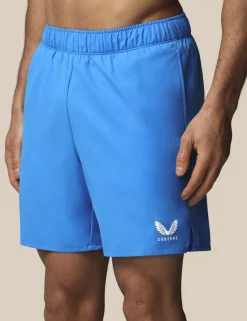 Quick Dry Zip Pocket Printed Swim Shorts