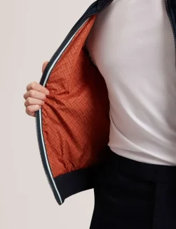 Quilted Bomber Jacket