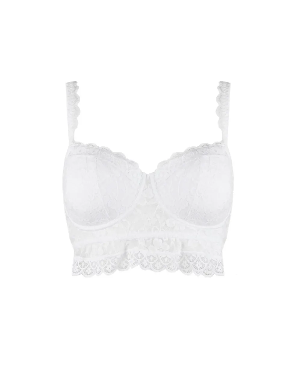 Rebel Lace Wired Longline Bra