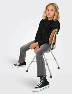 Regular Cotton Rich Flared Jeans (8-14 Yrs)