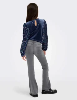 Regular Cotton Rich Flared Jeans (8-14 Yrs)