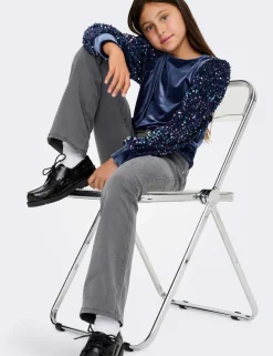 Regular Cotton Rich Flared Jeans (8-14 Yrs)