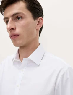 Regular Fit 2 Inch Shorter Ultimate Non Iron Twill Shirt